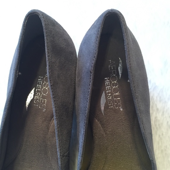Aerosole grey suede pumps - Picture 3 of 7